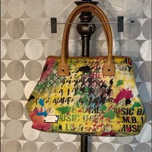 Splatter Print LAMB Purse